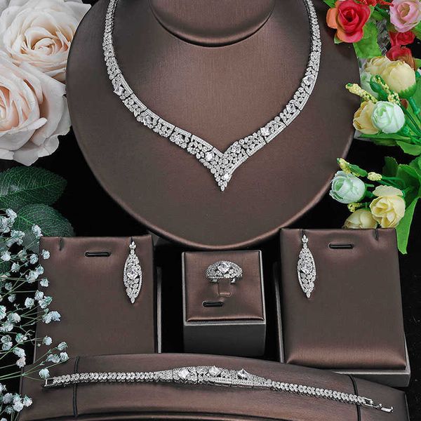 

link, chain selling brand new fashion luxury cubic zirconia wedding jewelry bridal jewelry set, Black