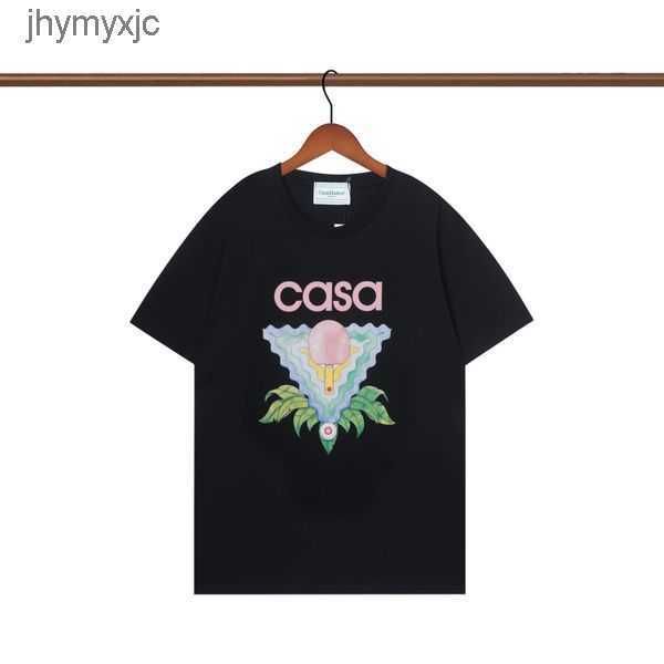 

fashion t shirt men women designers t-shirts tees apparel man s casual chest letter luxury clothing street shorts sleeve clothes casablanc, White;black