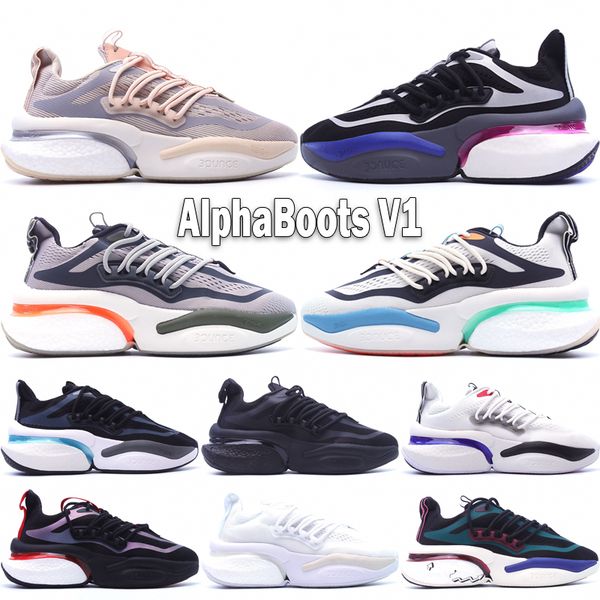 

alphaboots v1 sustainabe running shoes for men trainers designer wonder quartz black blue fuchsia carbon triple white cny outdoor sneakers s