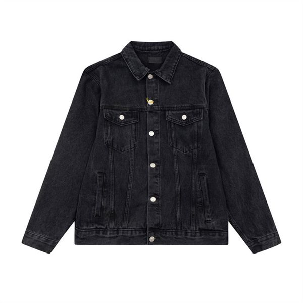 

luxury brand handsome mens jacket highquality exquisite printed single breasted design autumn and winter new jeans jacketm-3xlq5, Black;brown