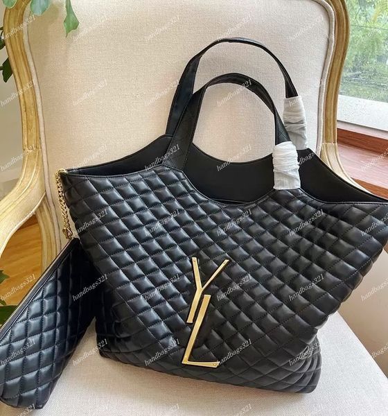 

icare maxi bag designer bag women tote bags attaches crossbody shopping beach fashion famous large totes shoulders purse genuine handbags