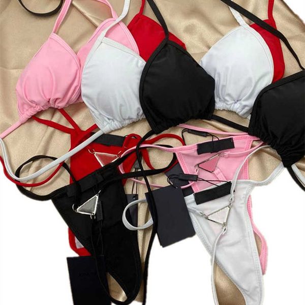 

designer bikini swimsuit designers womens bikini swimsuit swimwear swimsuits bikini set classic lace up tightness split body sunbat, Black