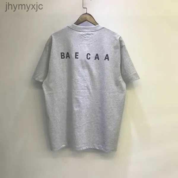 

paris 2023 luxury designer mens women t shirt beige letter printed shirts short sleeve fashion brand bb men's and women's t-shirt, White;black