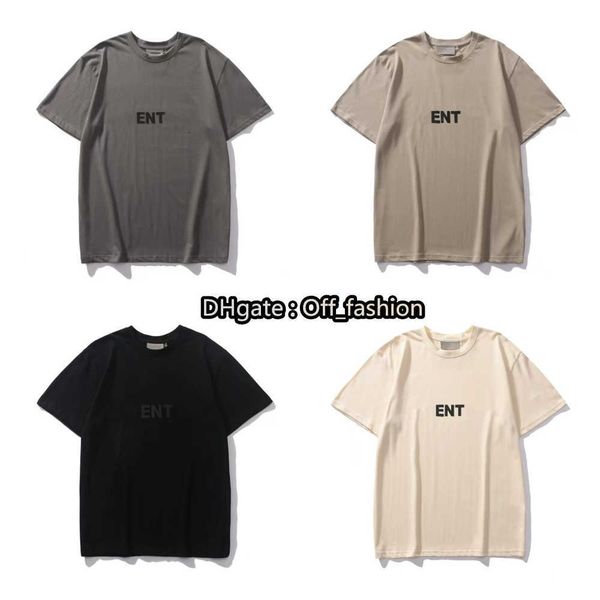 

3d letter t shirt ess fashion designer men's and women's couple 100% cotton melt printing eu size street wear wholesale price 5% o, White;black