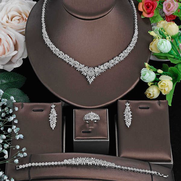 

link, chain baoyi cubic zirconia jewelry sets for women earring necklace set dress accessories party gifts, Black