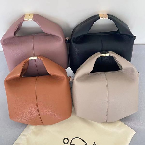 

polene paris numero dix half-moon bag full-grain textured smooth calf leather tote designer small crossbody women hobo handbags mini shoulde