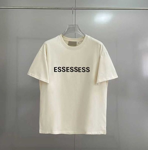 

2023 summer men women essen t shirt designers casual essent shirts luxury 2022shorts tshirts essentail chest print fashion letter tees essen, White;black