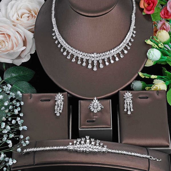 

Link, Chain wholesale american nigeria diamond necklace sets crystal wedding jewelry sets