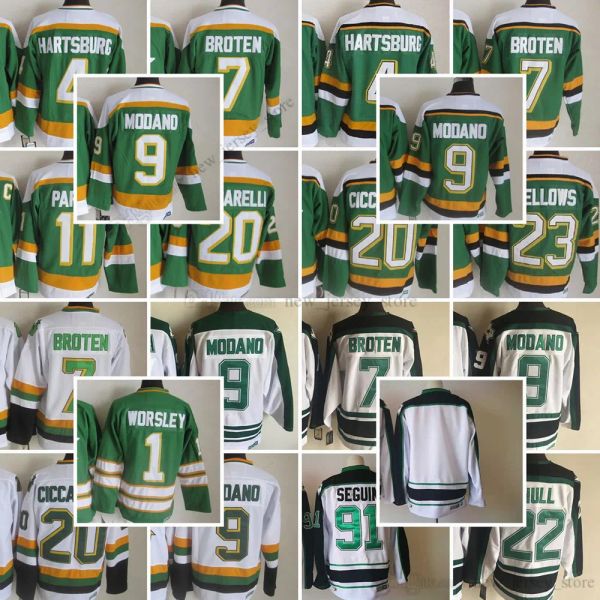 

price movie college vintage ice hockey wears jerseys stitched 7nealbroten 9mikemodano 20dinociccarelli 23brianbellows 4craighartsburg