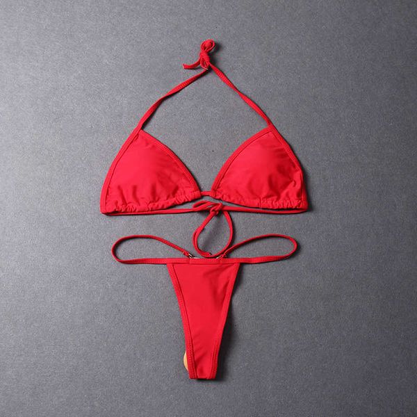 

designer bikini swimsuit pink red black white classics female beachwear metal bikinis designers thong biquinis 2023 micro bikini sets swimsu