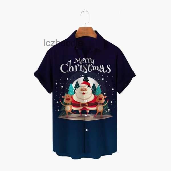 

men's casual shirts short sleeve button down loose santa hawaiian beach vacation ethnic in 13 x95x, White;black