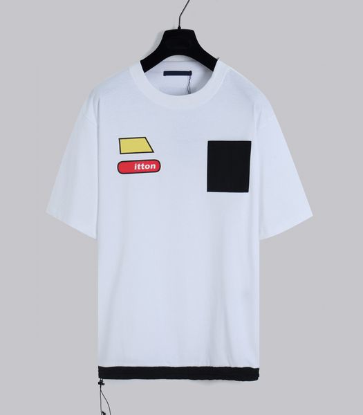 

men's plus tees & polos round neck embroidered and printed polar style summer wear with street pure cotton 21qed, Black;brown