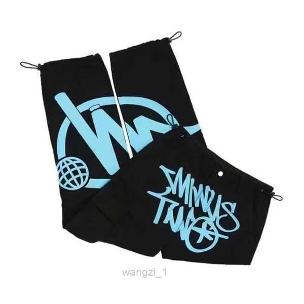 

minustwo pants y2k hip hop new vintage cargo loose fashion streetwear multi pocket wide leg high waisted trousers workwear y2302 4 1nxj, Black