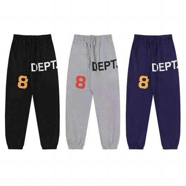 

men's jeans mens galleryes dept jeans pants galleryes dept sweatpants speckled letter print men's women's couple loose versat, Blue