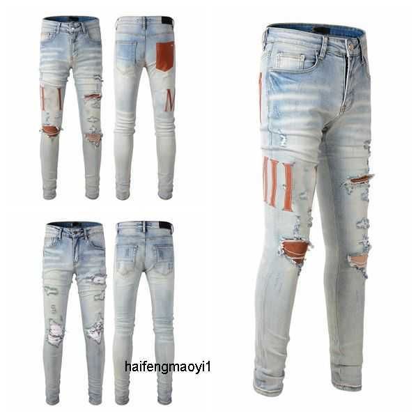 

men's jeans new arrivals mens luxury designer denim jeans holes trousers jean coolguy biker amirs pants man clothing #shop36 ukf, Blue