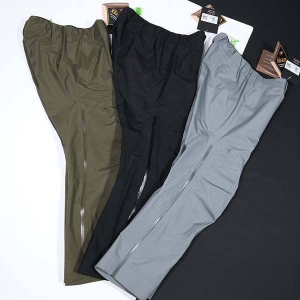 

casual logo label gore-tex men women jogger outdoor loose pants embroidery trademark terrebonnejoggers 105948, Black