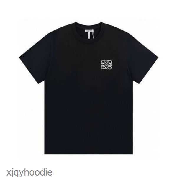 

t designers summer shirt man mens womens tshirt with loewees letters print short sleeves shirts men loose oversize luxury street tees loose, White;black