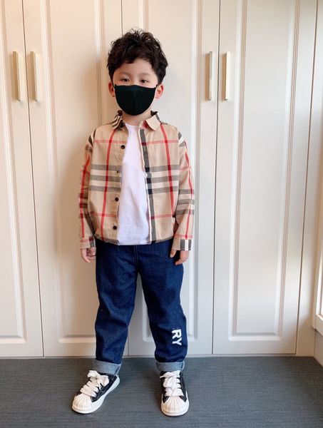 

baby designer jeans kids denim kid clothe elastic band spring autumn summer 1-14 age luxury brand blue