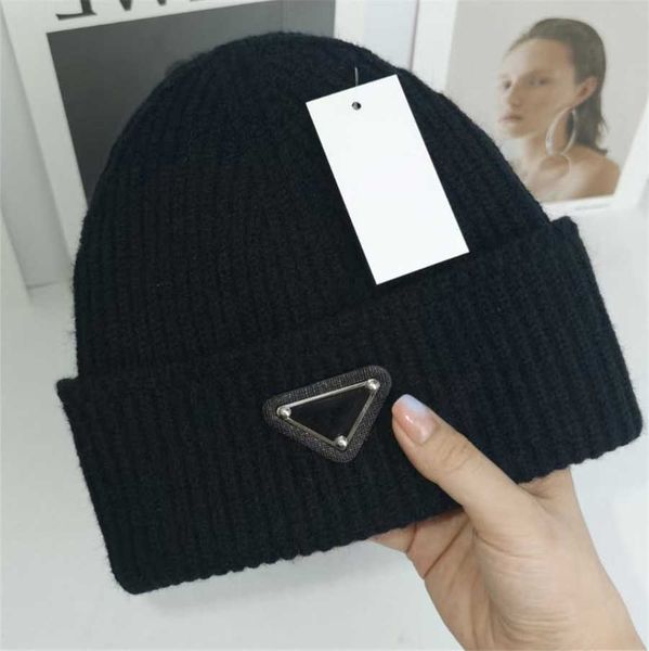 

luxury knitted hat designer beanie cap mens fitted hats cashmere letters casual skull caps outdoor fashion 15 colors, Blue;gray