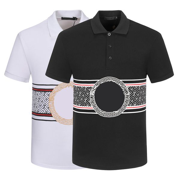 

designer mens basic business polos t shirt fashion france brand men's t-shirts embroidered armbands letter badges polo shirt m-3xl-tbd-, White;black