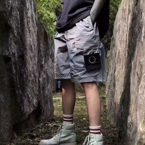 

st0ne is1amd men's shorts methods waterproof reflective armband ens shorts quick drying designer french brand mens shorts luxury men s, White;black