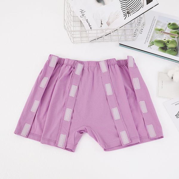 

4 pieces/ lot female patient flat-angle paste gown as nurse panty for person of fracture posrative rehabilitation hospital