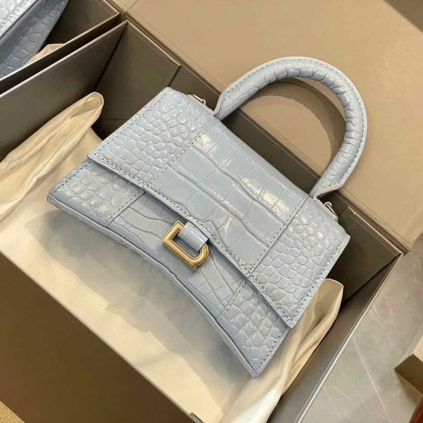 

version designer high hourglass bag women's handbag tote new fashion leather handbag one shoulder crossbody crocodile versatile women h