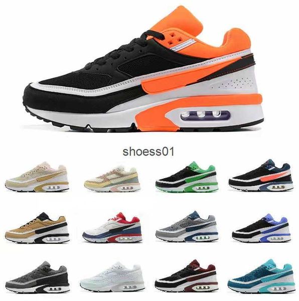 

2023 new max91 air cushion sneakers bw running shoes 36-45 couple shoes max, Black