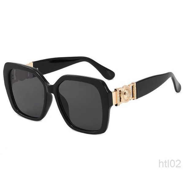 

designer versage sunglasses vercace personalized head sunglasses women's fashion large frame metal large standard sunglasses, White;black