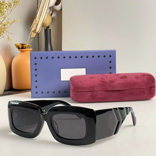 

designer men and women sunglasses new summer gg0811s fashion uv400 protection restoring prim square glasses random box, White;black