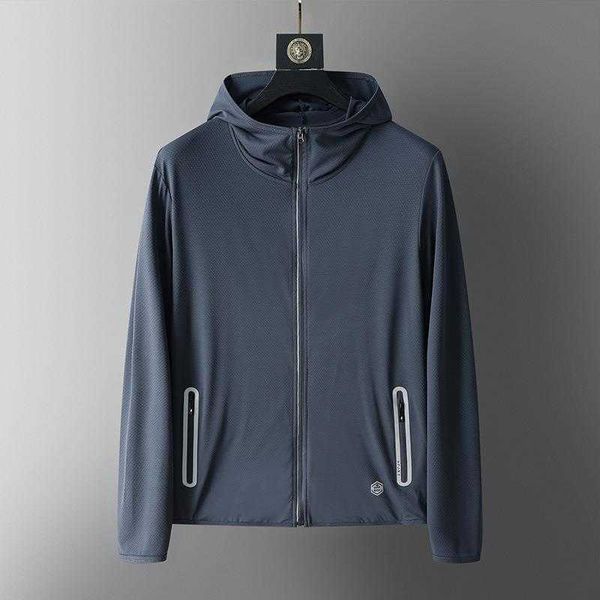 

summer mens jacket wind shield uv protection quick drying breathable trendy thin, Black;brown