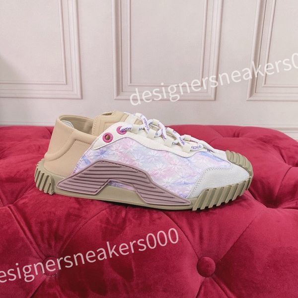 

excellent designer sneakers men designers shoes fashion luxury model white women casual shoes trainers, Black