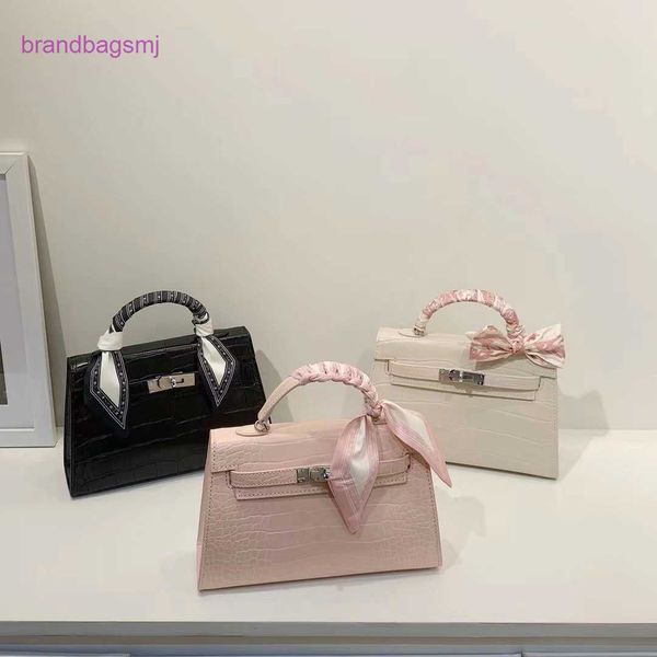 

original designer handbags hermm caihuo qianjin kelys bag 2023 new handheld small women's advanced one shoulder crossbody