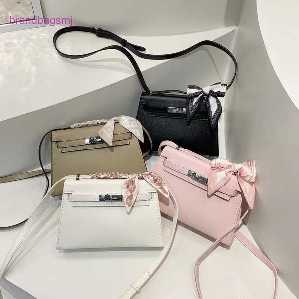 

original designer handbags hermm 2023 new generation kelys bag mini soft leather women's small one shoulder handbag crossbody square