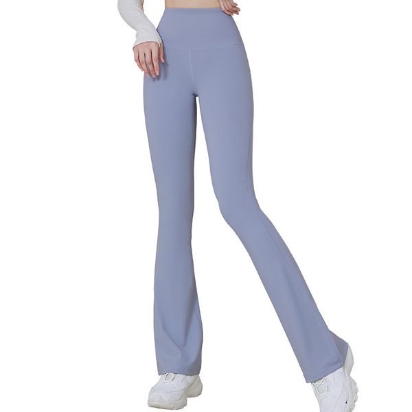 

yoga outfit for women workout flared pants breathable solid color fitness supplies high waist running leggings female sports outdoor wear