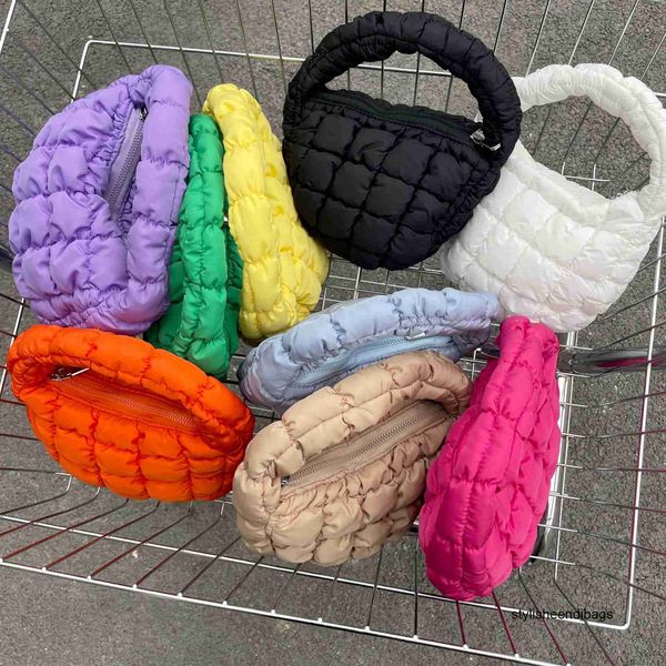 

stylisheendibags shoulder bags fashion quilted shoulder bag for women designer pleated cloud bag versatile light weight small shoulder handb