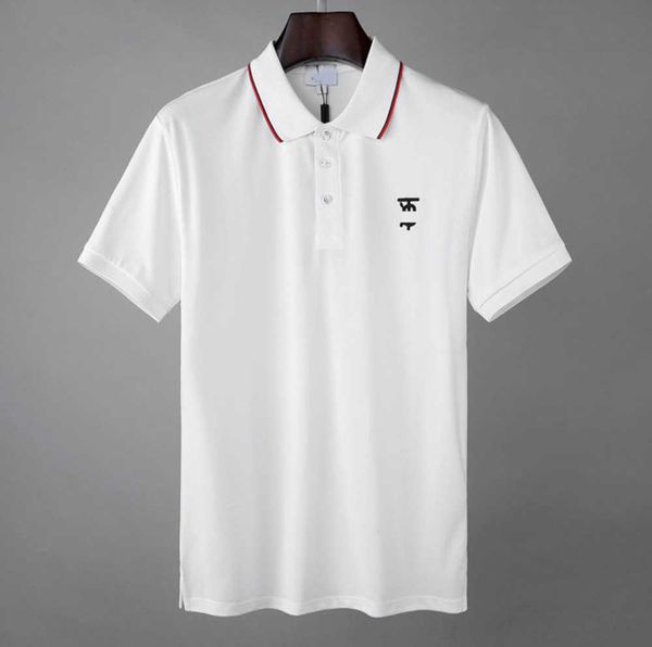 

2023designer fashion business clothing polo hugos embroidered collar details short sleeve polo shirt men's multi-color multi-colors 23, White;black