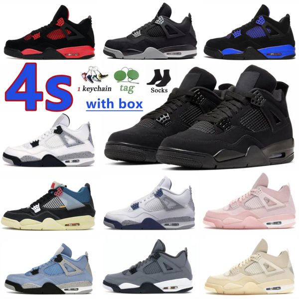 

bicycle shoes price 2022 men women basketball shoes 4 4s red thunder sail black cat white oreo pure money infrared zen master