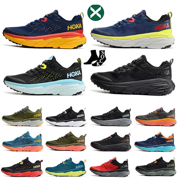 

mens women outer space hoka one one challenger atr 6 running shoes designer triple black thyme provincial blue carrot atlantis blue walking