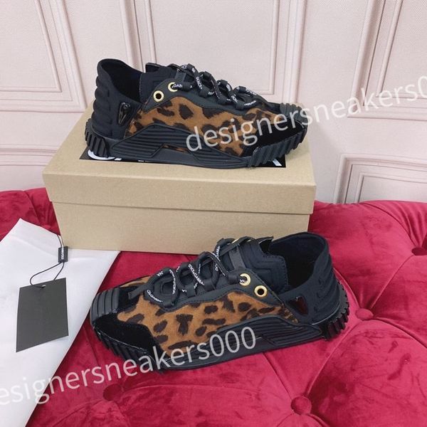 

new excellent designer sneakers men designers shoes fashion luxury model white womens casual shoes trainers, Black