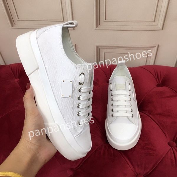 

2023new brand casual shoes women designer travel leather lace-up sneaker fashion lady flat running trainers letters woman shoe platform men, Black