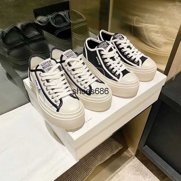 

smfk canvas shoes women's 2023 spring new cross flower casual thick sole elevated board shoes low sports small white shoes, Black