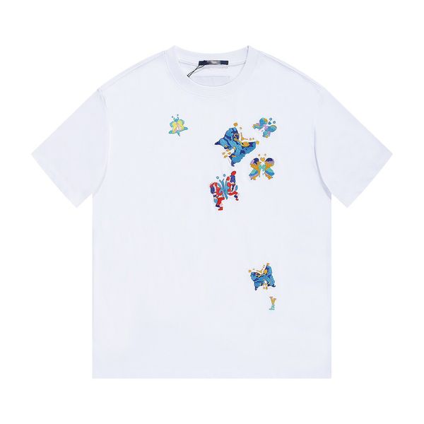 

2023 summer mens designer t shirt casual man womens tees with letters print short sleeves sell men hip hop clothes #005, White;black
