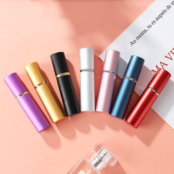 

wholesale 10ml empty bottle metal shell glass tank empty spary perfume bottles refillable atomizer