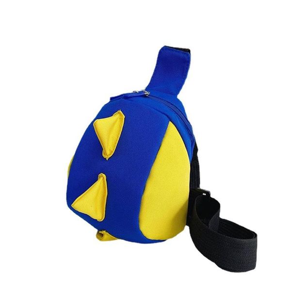 

handbags cute shoulder bags kids accessories contrast color street chest fashion stitching messenger youth girl e9220, Black