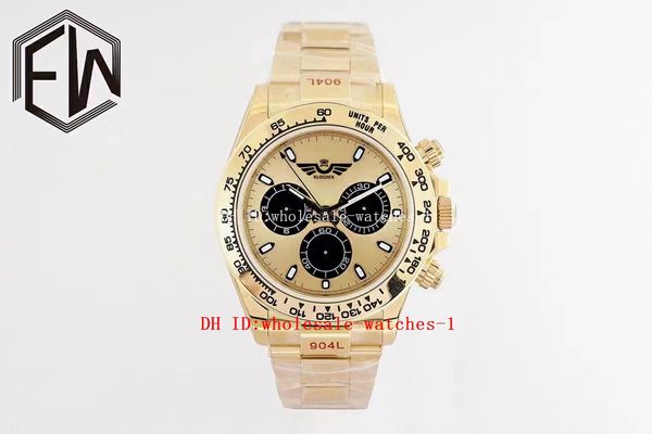 

ewf workmanship watch th-12.4mm panda 40mm 116506 116508 m116508-0014 sport watches sapphire chronograph eta 7750 automatic mechanical 904l, Slivery;brown