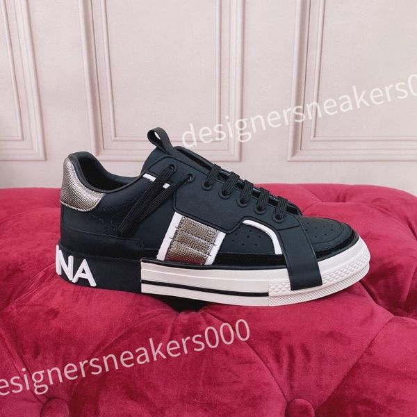 

2023 excellent designer sneakers mens designers shoes fashion luxury model white womens casual shoes trainers, Black