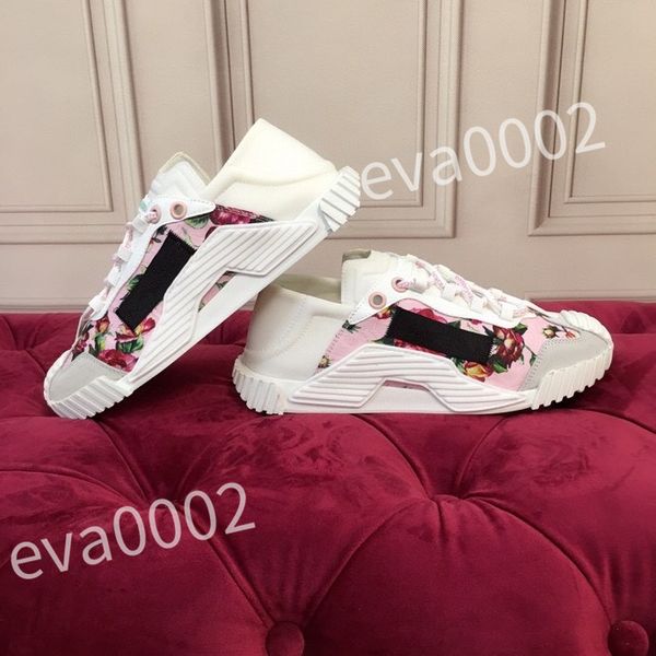 

new luxury women designer canvas shoes sneakers casual womens shoe sports breathable flexible soft comfortable real leather, Black