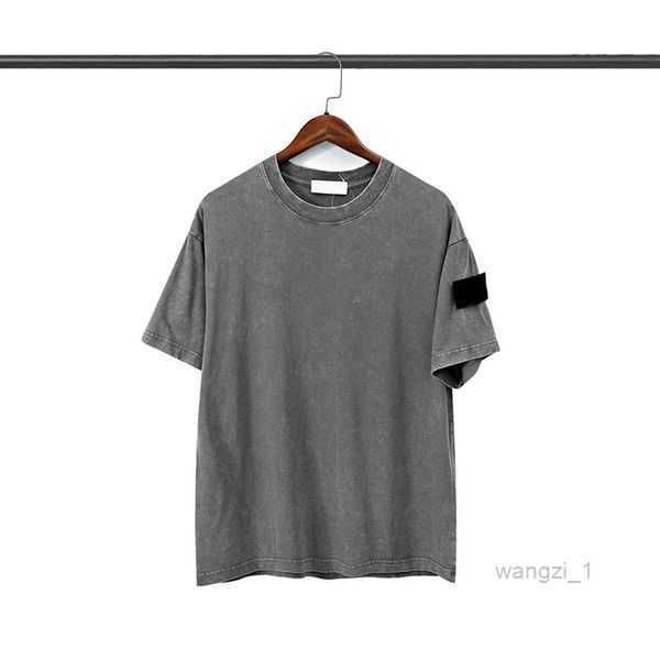 

brand stone tshirts washed old cotton small round neck 7 8483 8483, White;black