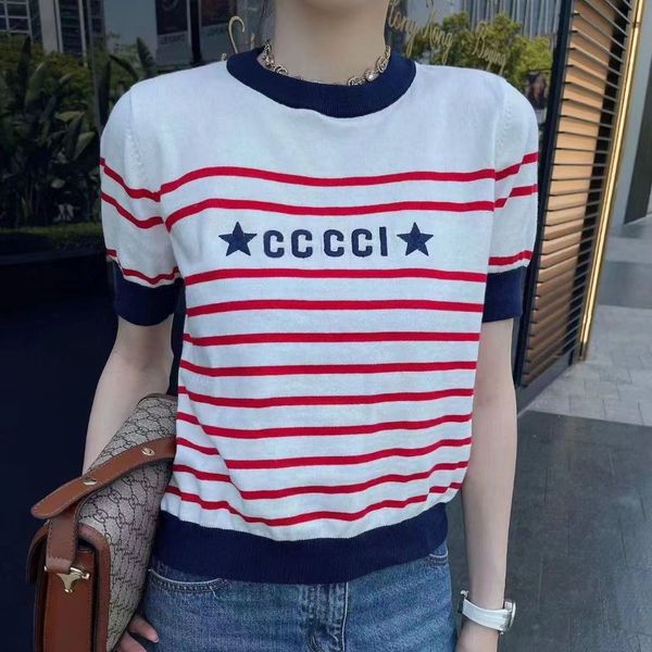 

womens designer sweaters women pullover long sleeve round neck classic summer 2023 for casual letter embroidery fashion knitted woman, White